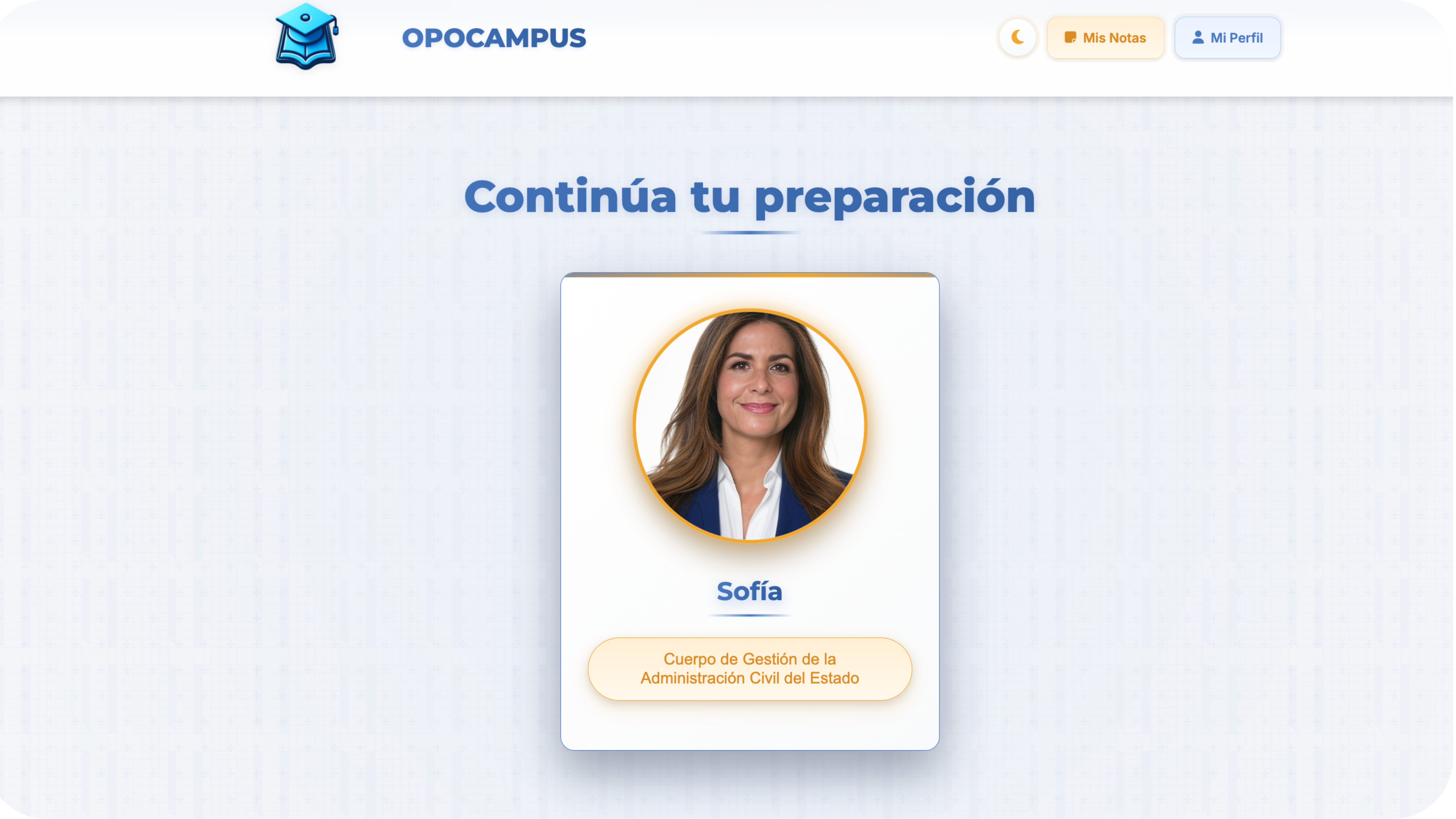 Interfaz Principal OPOCAMPUS